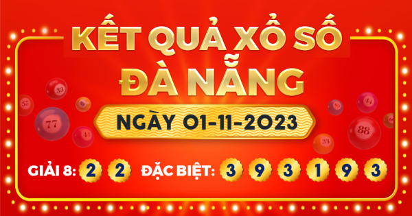 Xổ số Đà Nẵng ngày 1 tháng 11