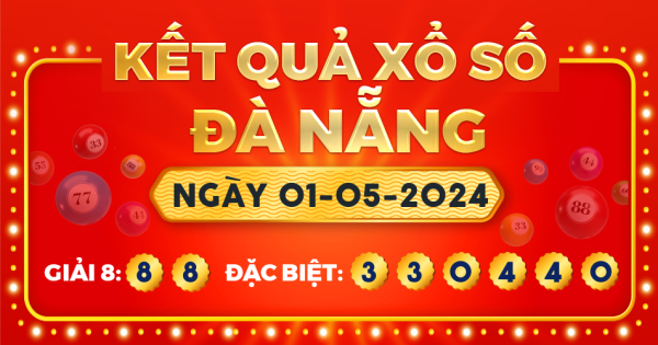 Xổ số Đà Nẵng ngày 1 tháng 5