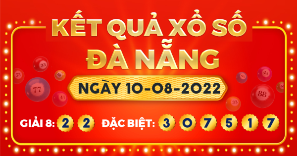 Xổ số Đà Nẵng ngày 10 tháng 8