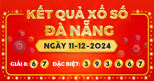 Xổ số Đà Nẵng ngày 11 tháng 12