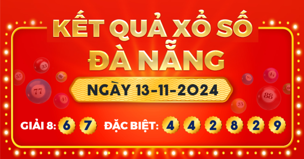 Xổ số Đà Nẵng ngày 13 tháng 11