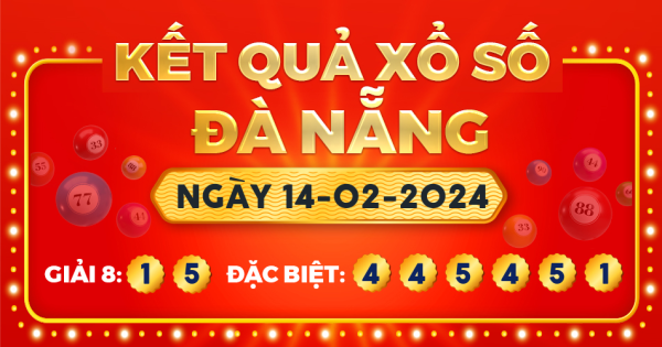 Xổ số Đà Nẵng ngày 14 tháng 2