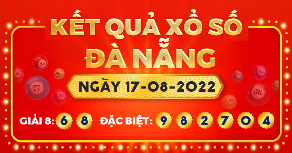 Xổ số Đà Nẵng ngày 17 tháng 8