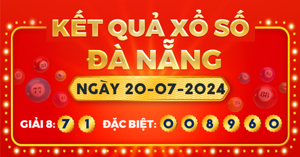 Xổ số Đà Nẵng ngày 20 tháng 7