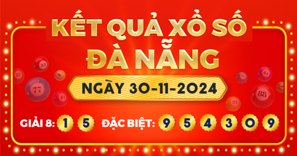 Xổ số Đà Nẵng ngày 30 tháng 11