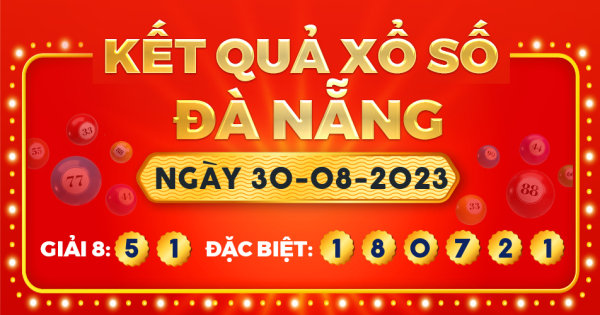 Xổ số Đà Nẵng ngày 30 tháng 8